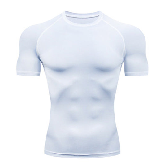 Mens Breathable Quick-Dry Compression T-Shirt
