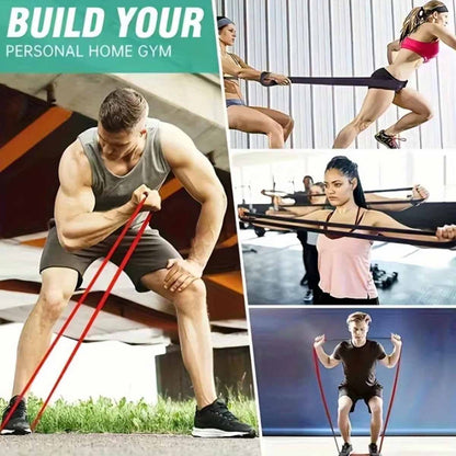 Heavy Duty Exercise Resistance Bands Fitness GYM Powerlift Pull up Assist Band